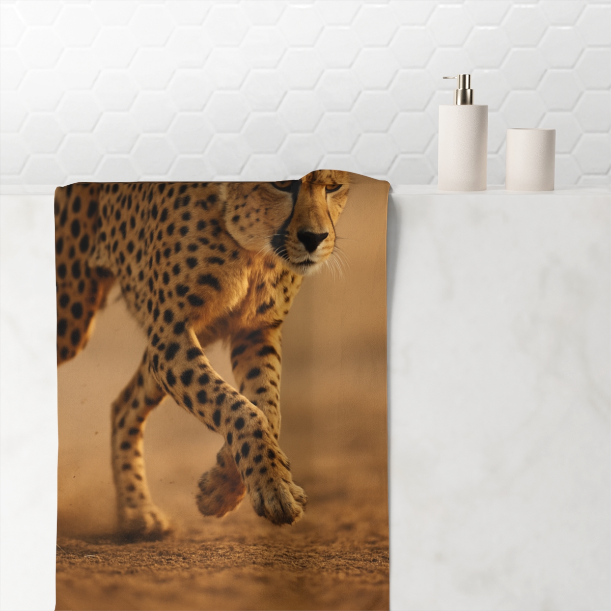 Dust Trail Cheetah soft cotton towels