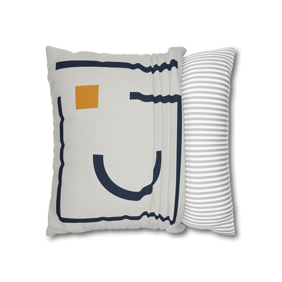 Broken Frame With Floating Arc trendy patterned pillow cases