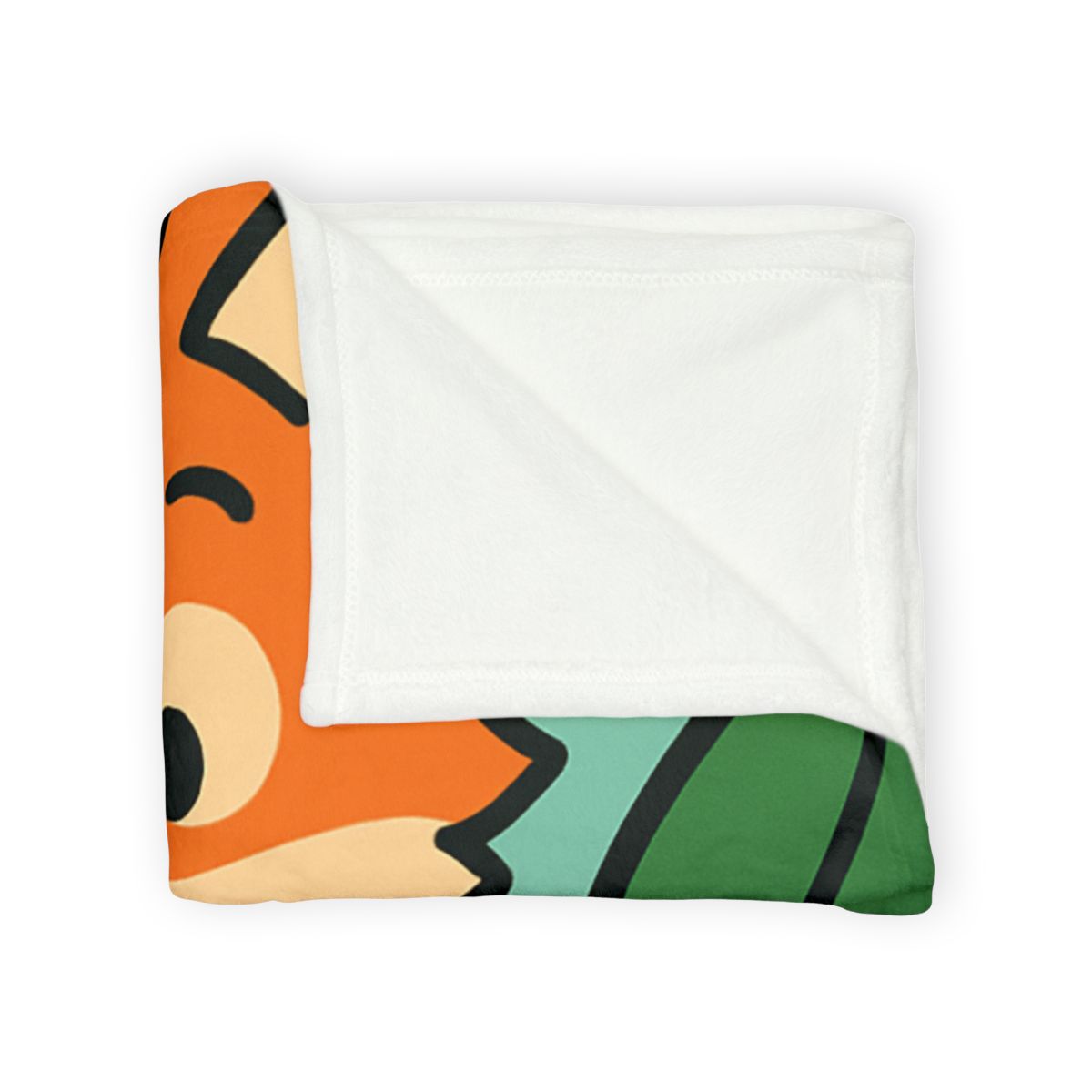 Jungle Explorer Fox trendy patterned blankets