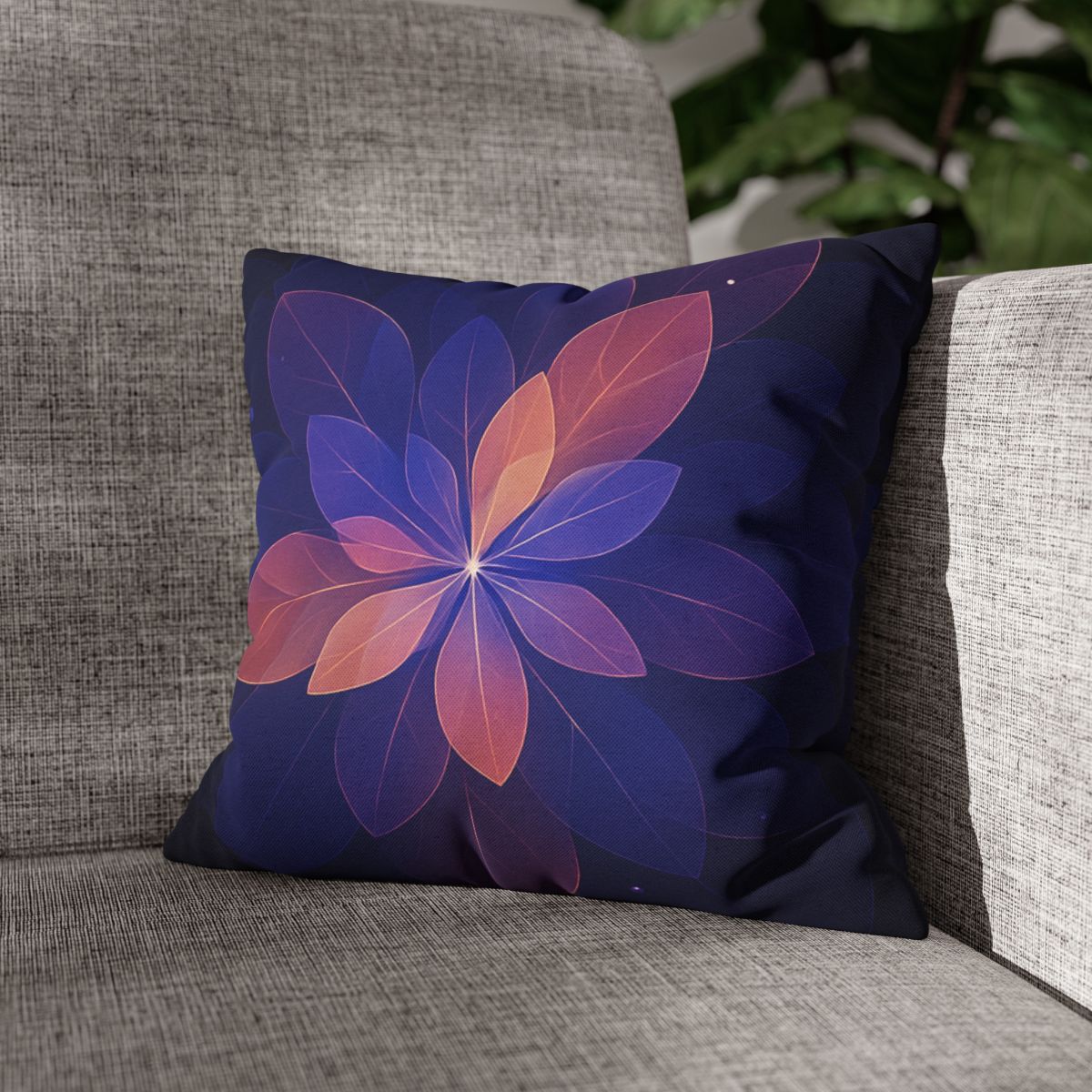 Petal Prism Overlap soft cotton pillow cases