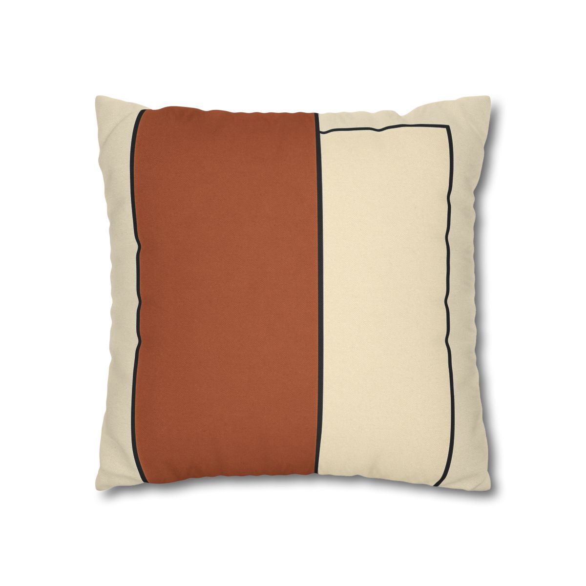 Offset Rectangle Pairing designer print pillow cases