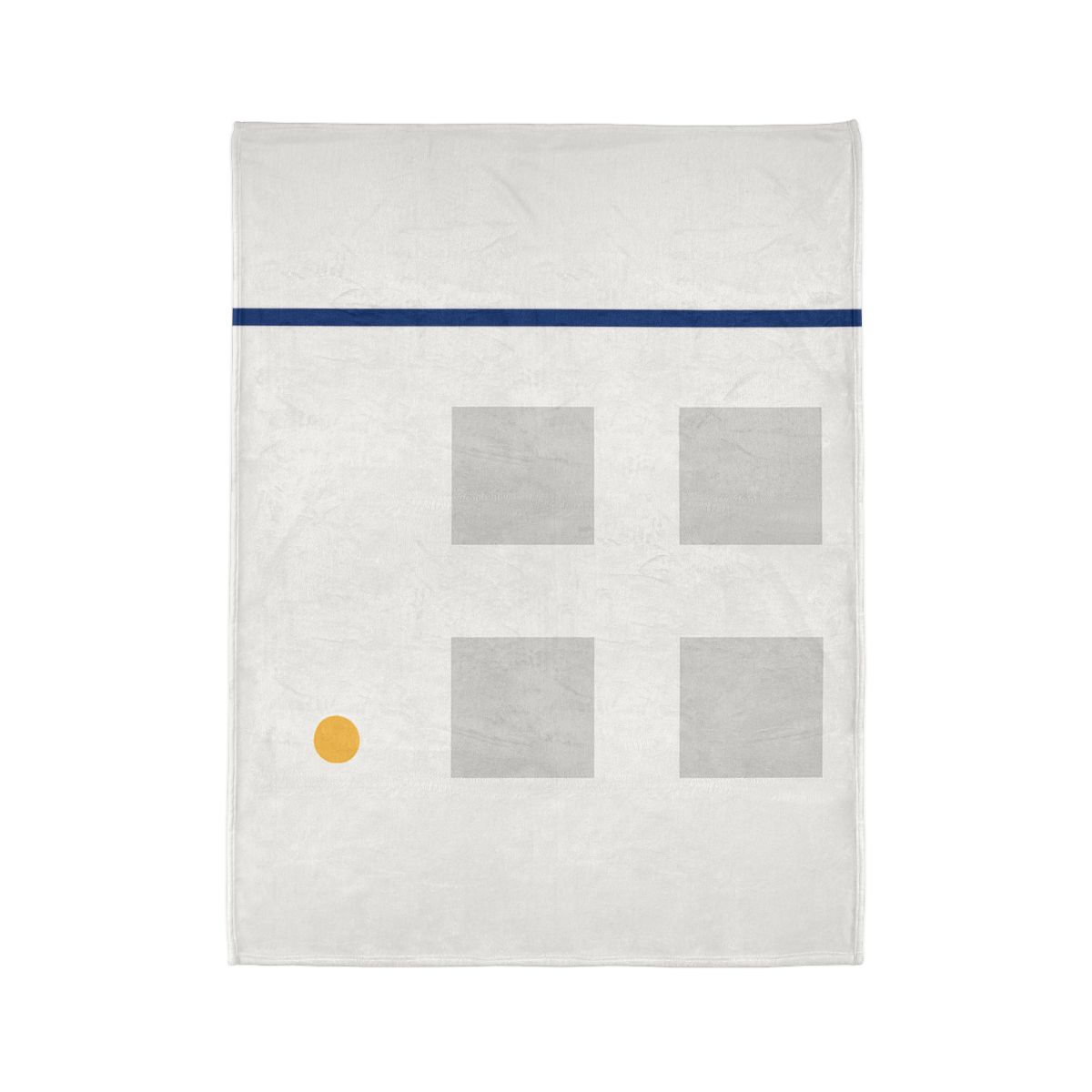 Sparse Grid With Missing Corner And Accent Point decorative home blankets