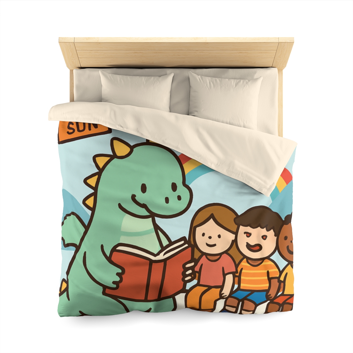 Dragon Library In The Cloud Valley unique patterned duvets