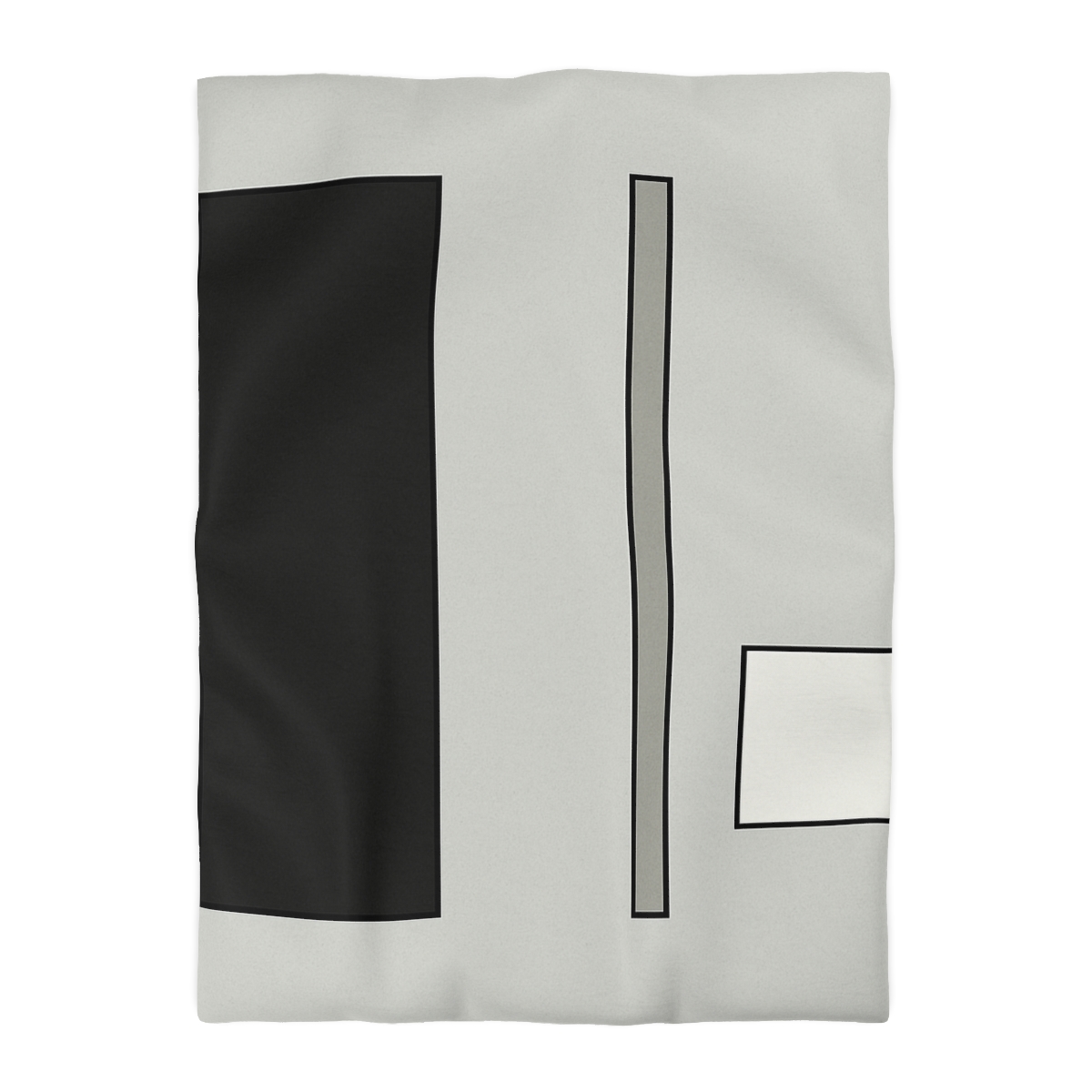 Offset Rectangle Composition custom duvets