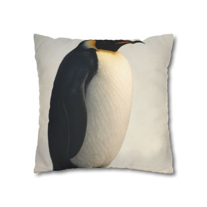 Aurora Hush Emperor Penguin soft cotton pillow cases