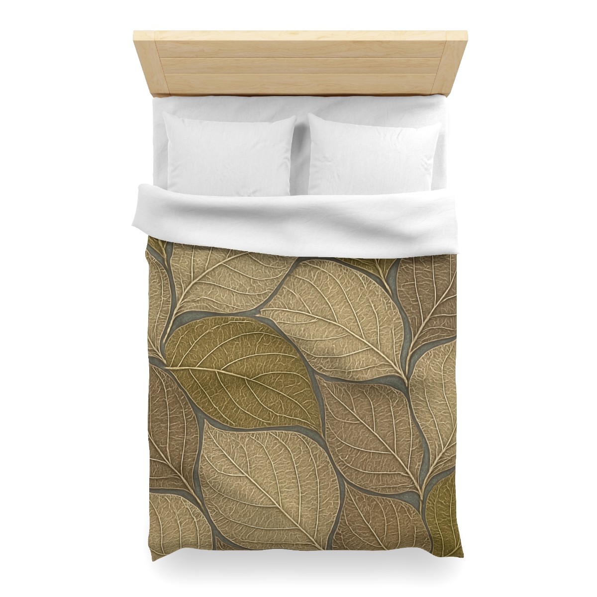 Leaf Skeleton Mosaic designer printed duvets