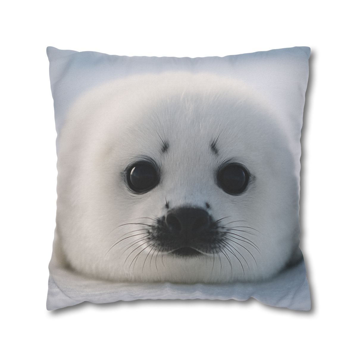 Snow Dream Harp Seal Pup stylish decorative pillowcases
