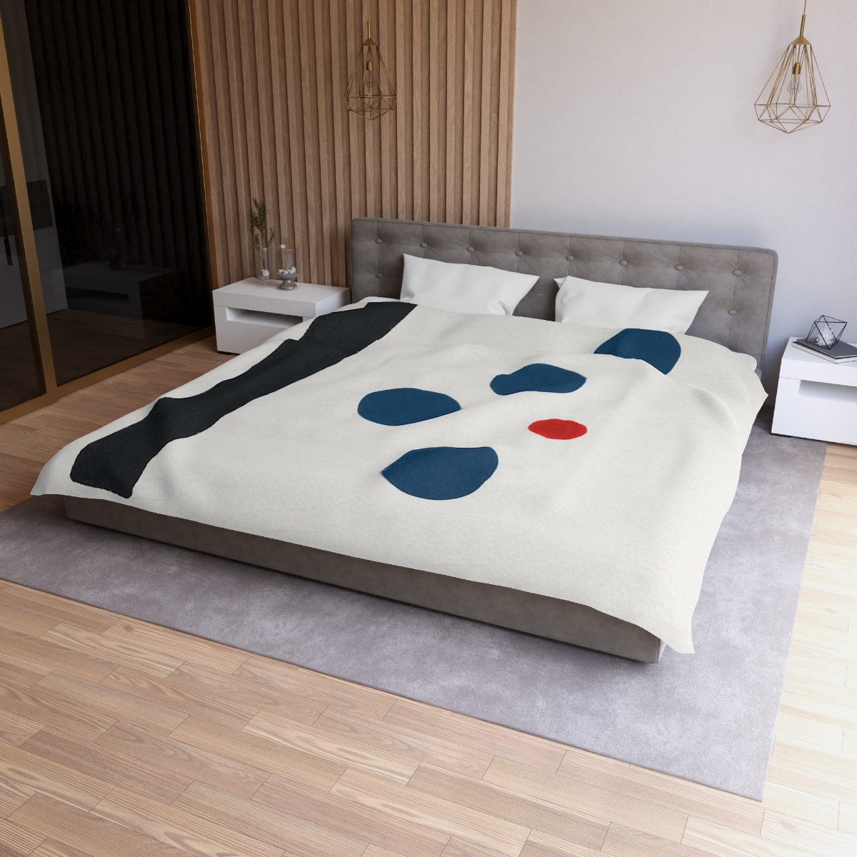Staggered Dots With Leaning Slab stylish duvet covers