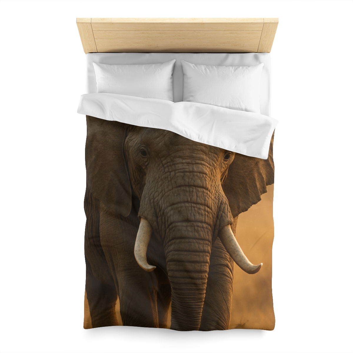 Savannah Sentinel Elephant designer printed duvets