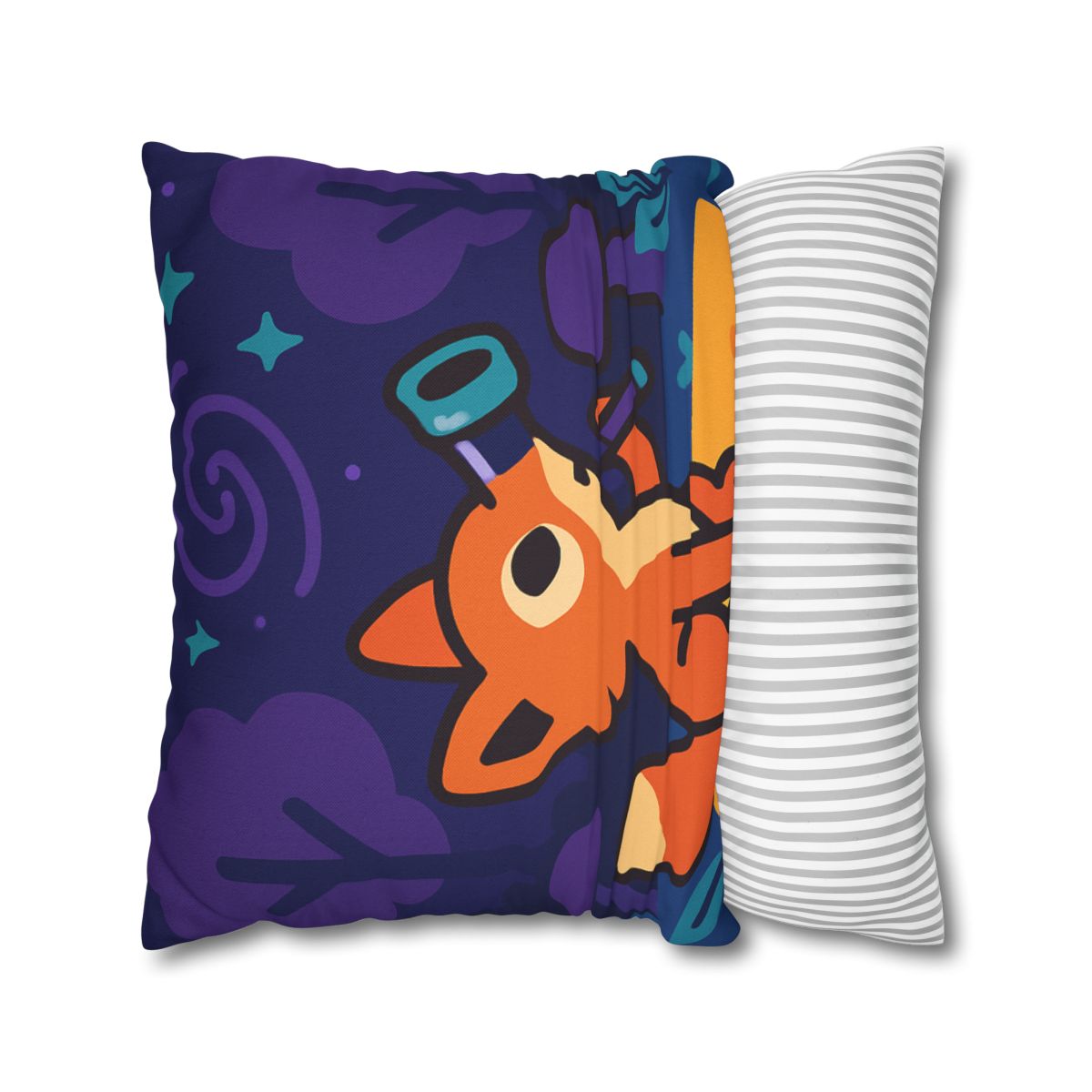 Nebula Forest Fox custom pillow cases