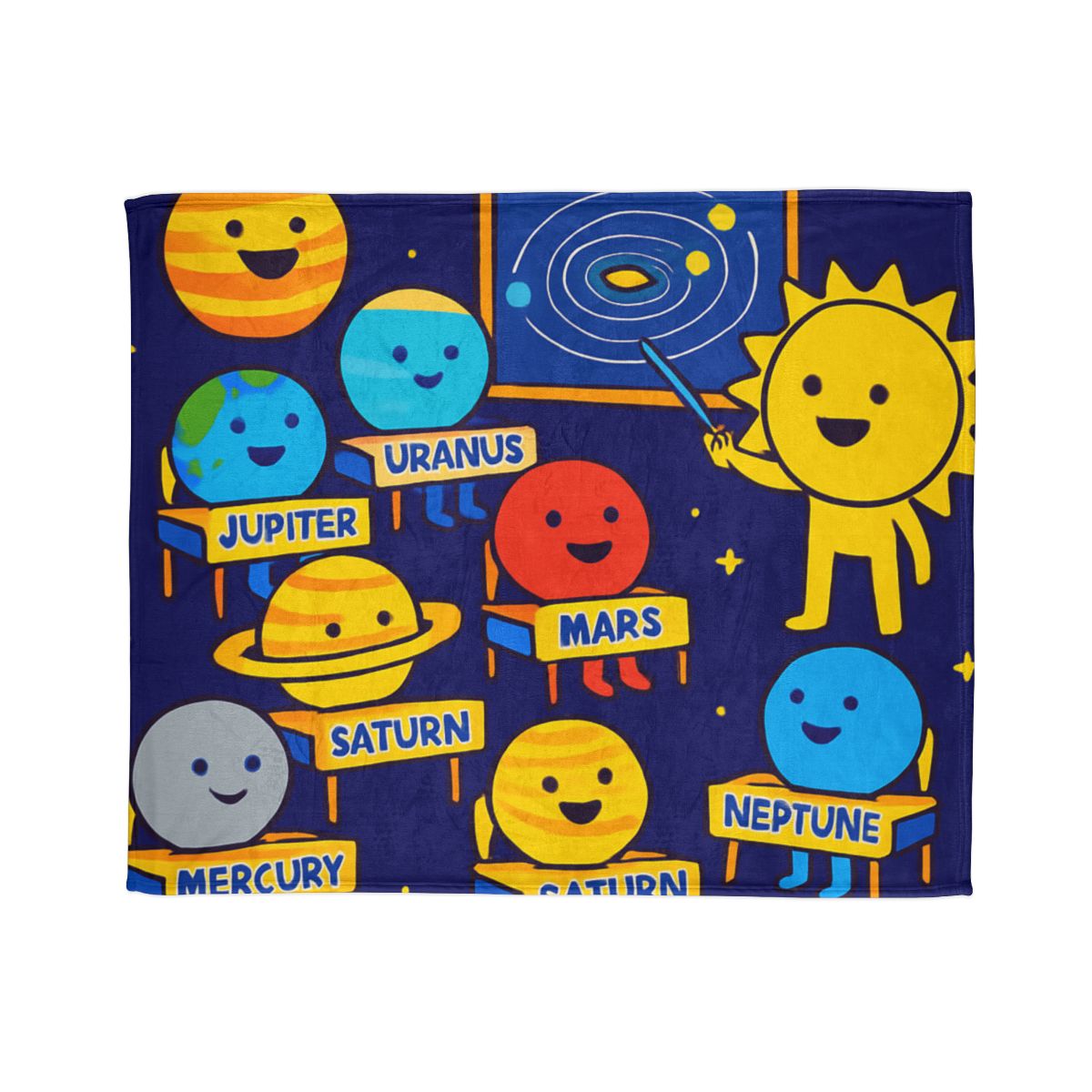 Planet School In The Sky unique gift blankets