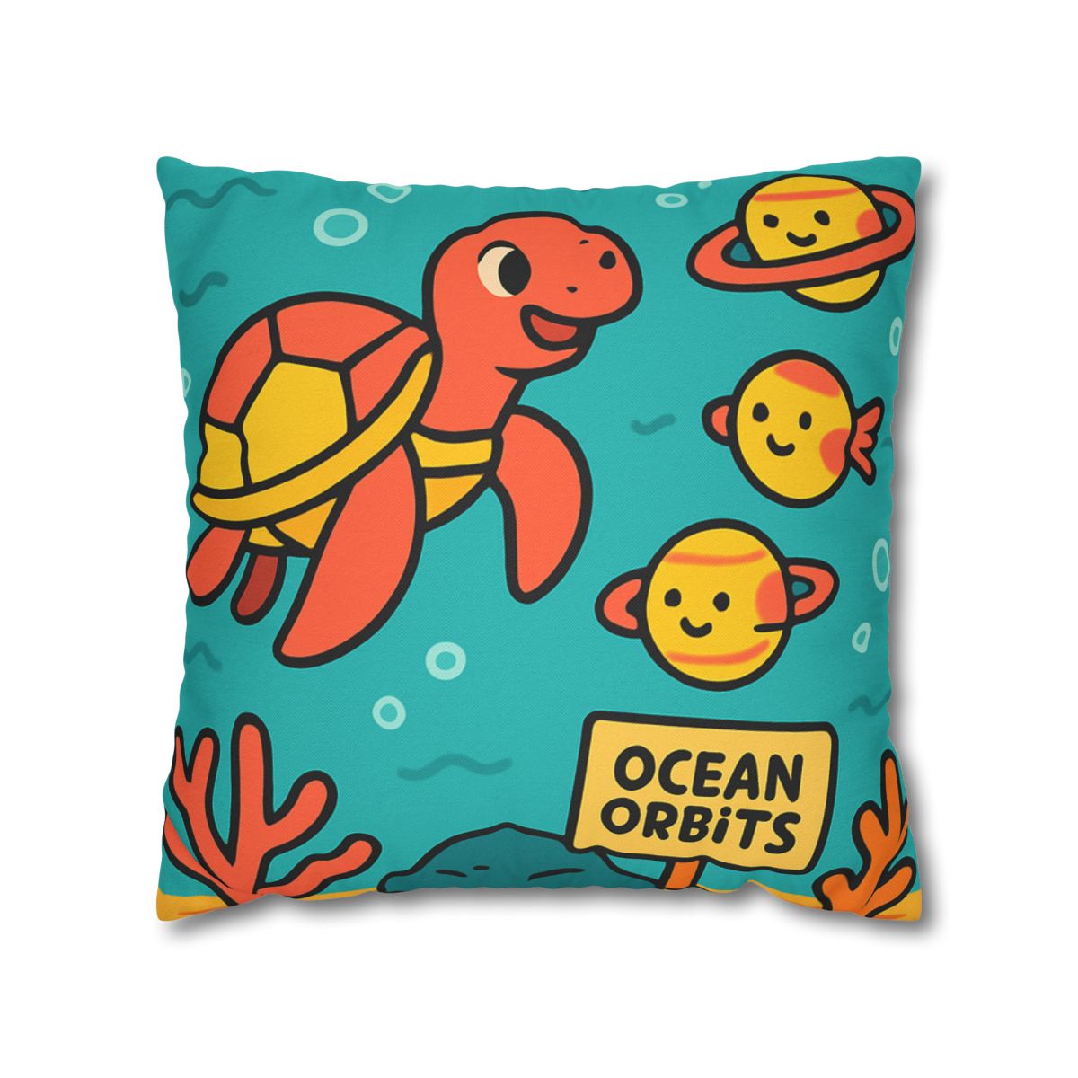 Coral Reef Planet Parade comfortable bedding pillow covers