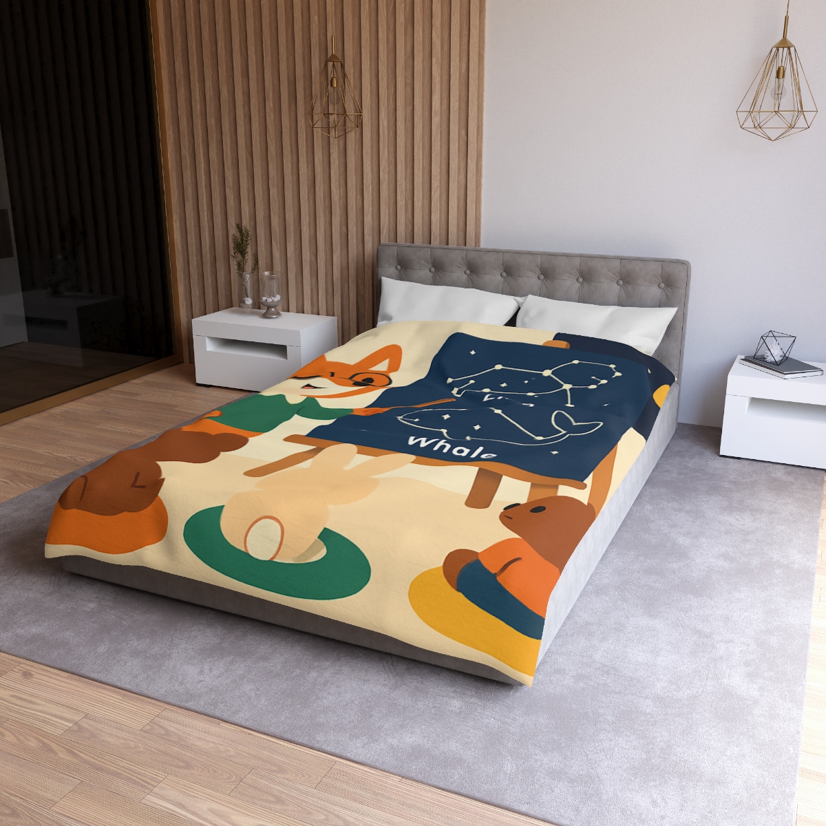 Constellation Classroom Fox stylish duvet covers
