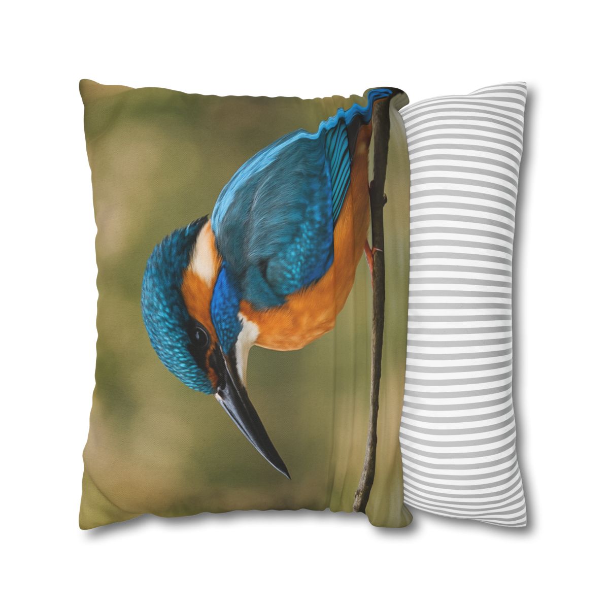 Crystal Dive Common Kingfisher trendy patterned pillow cases