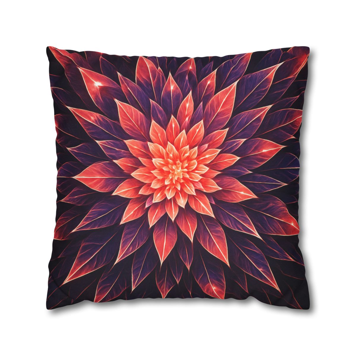Cosmic Bloom Fractal comfortable bedding pillow covers