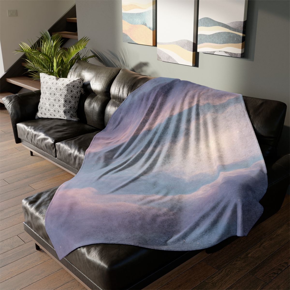 Prismatic Dust Bloom Cathedral trendy patterned blankets