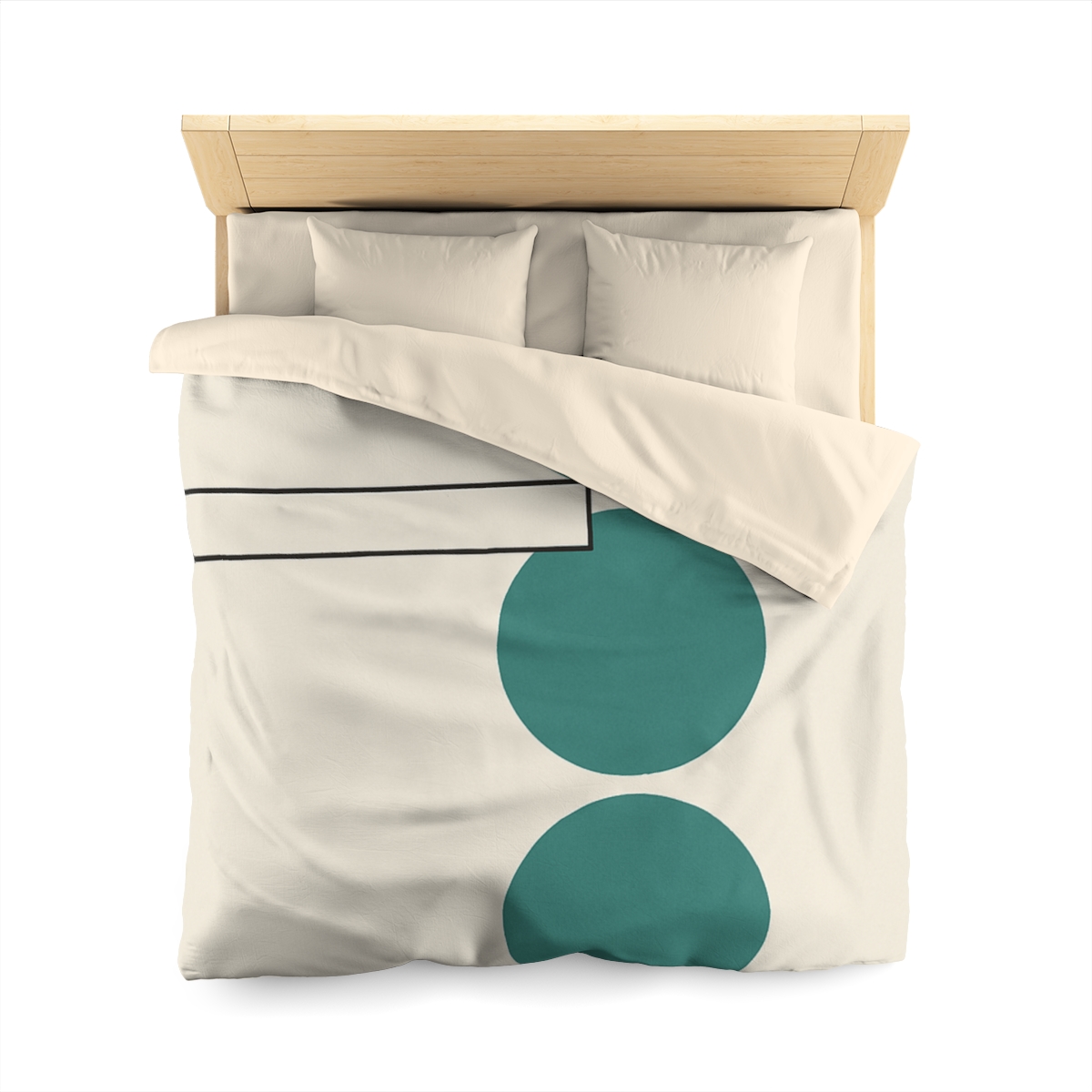 Staggered Circle Trio With Offset Bar warm winter duvets