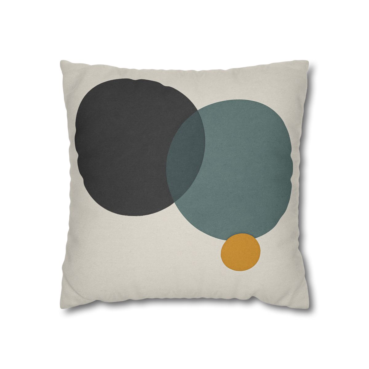 Clustered Three Circles With Pause designer print pillow cases