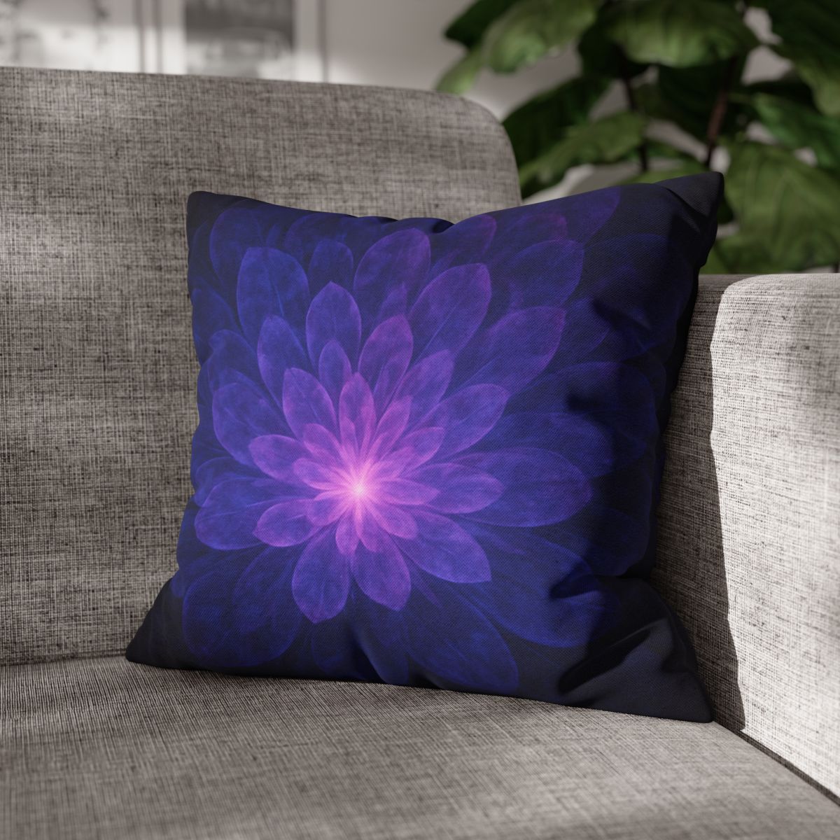 Nebula Petal Radiance stylish decorative pillowcases