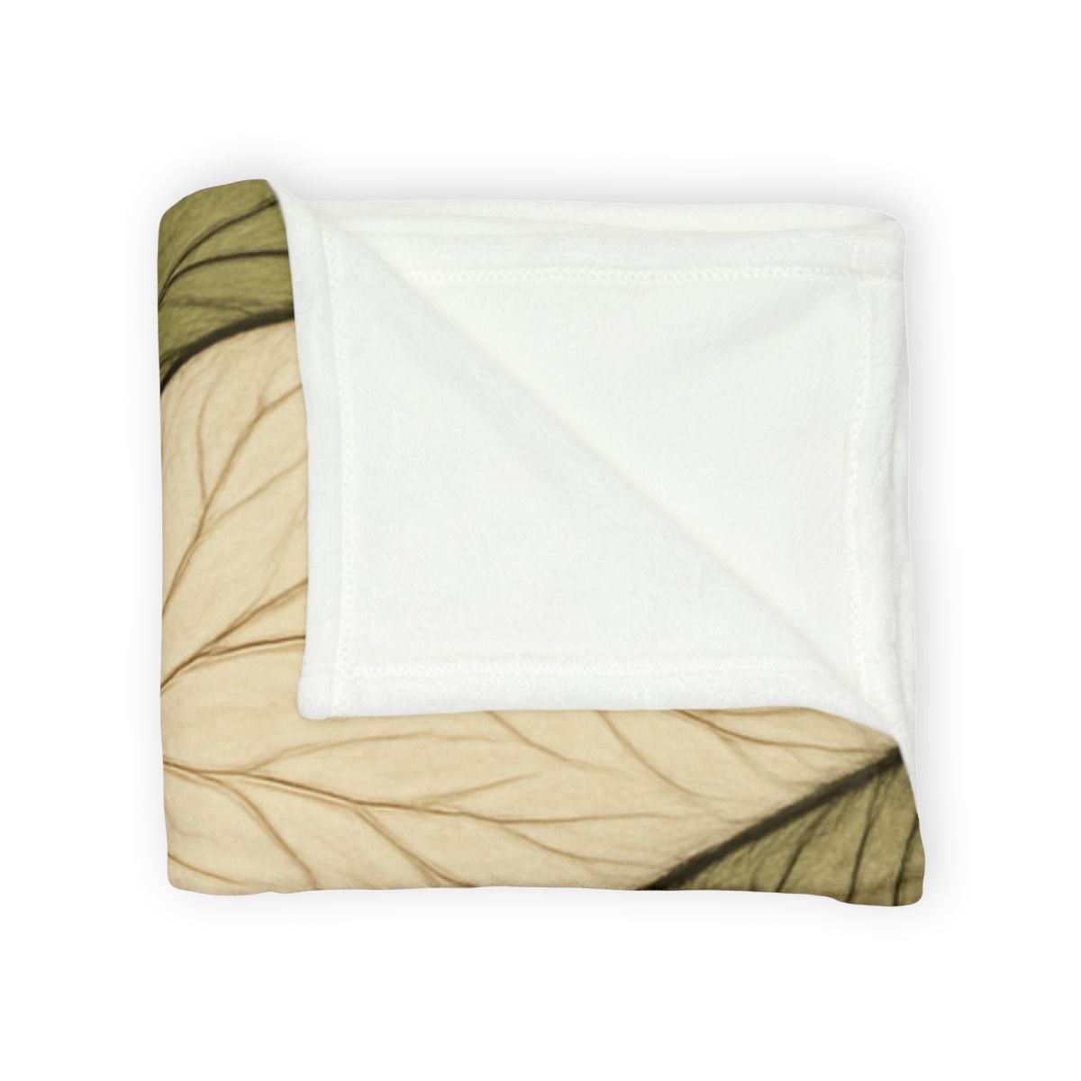 Leaf Vein Topography Waves trendy patterned blankets
