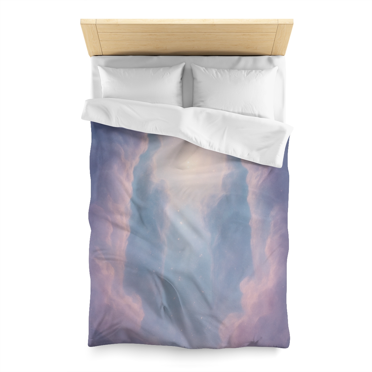Prismatic Dust Bloom Cathedral duvets for gifts