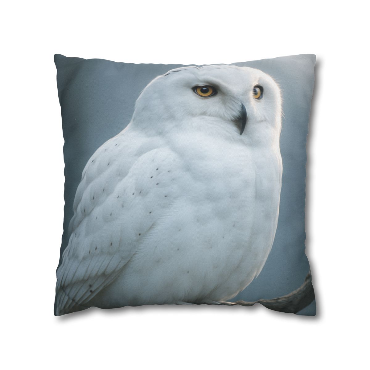 Twilight Watcher Snowy Owl custom pillow cases