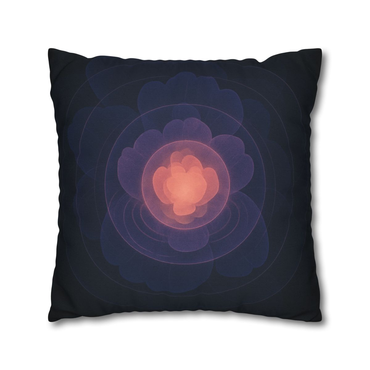 Petal Halo Interference stylish decorative pillowcases