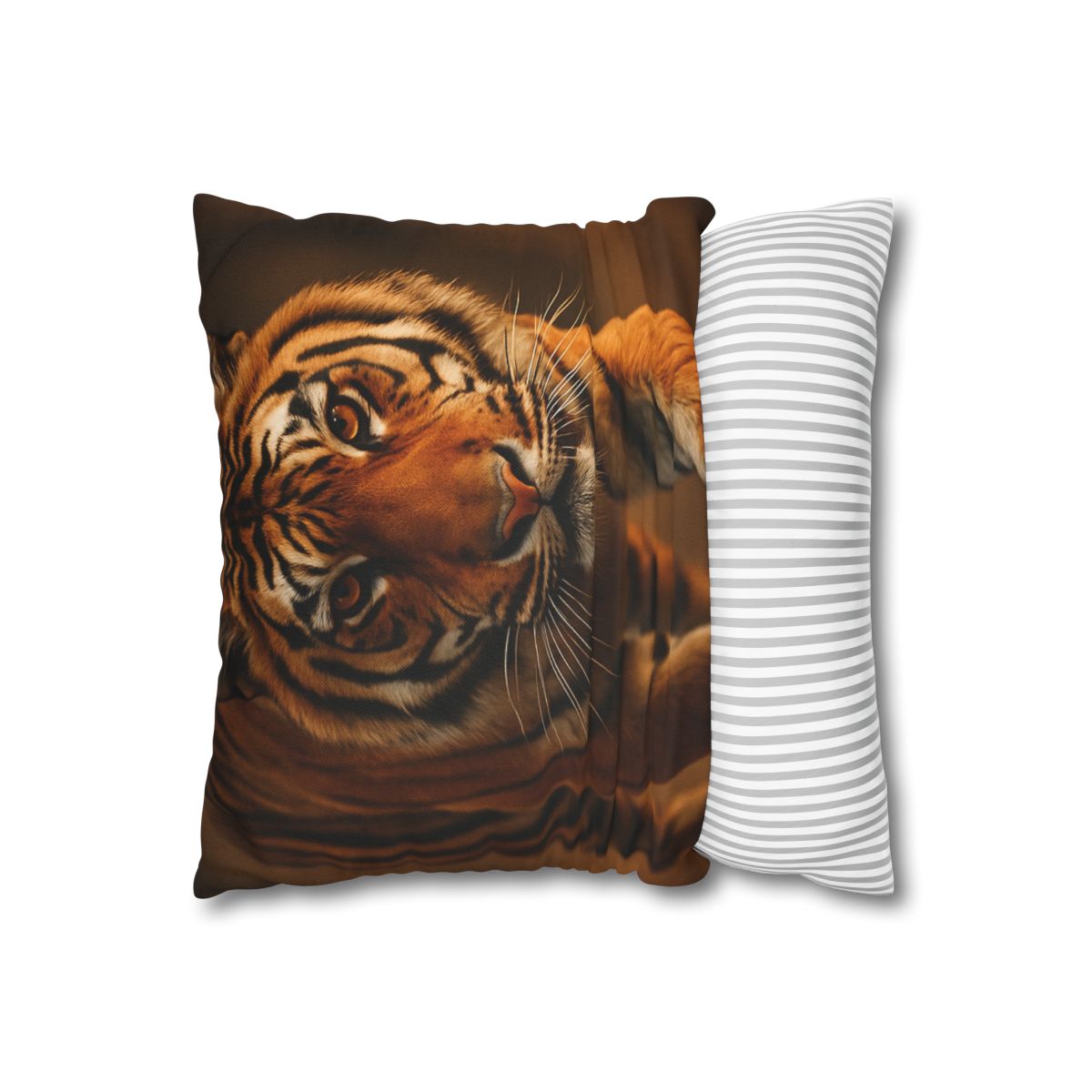 Dusk Herald Bengal Tiger designer print pillow cases