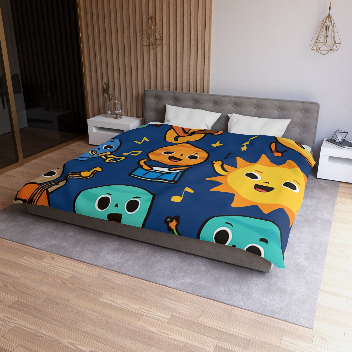 Planetary Music Band stylish duvet covers