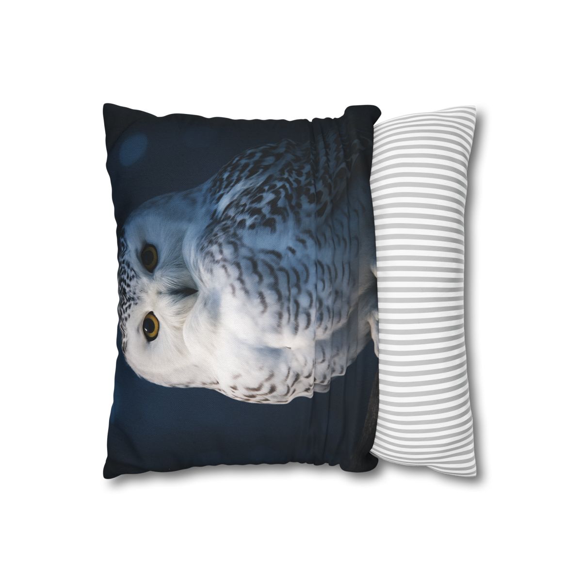 Midnight Watch Snowy Owl soft cotton pillow cases