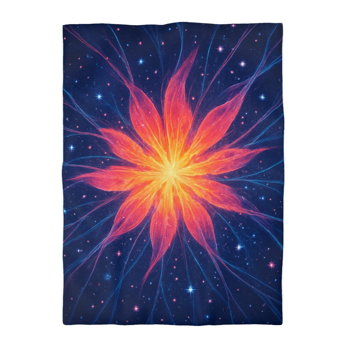 Ion Bloom Starburst Tapestry soft comforter duvets