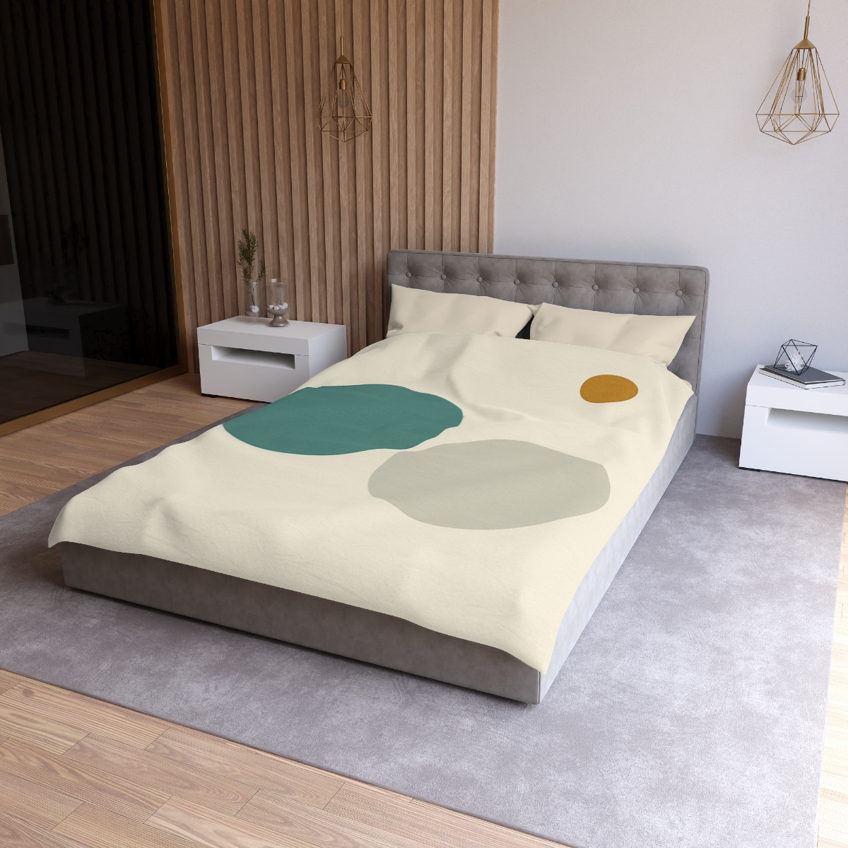 Balanced Triad With Open Center unique patterned duvets