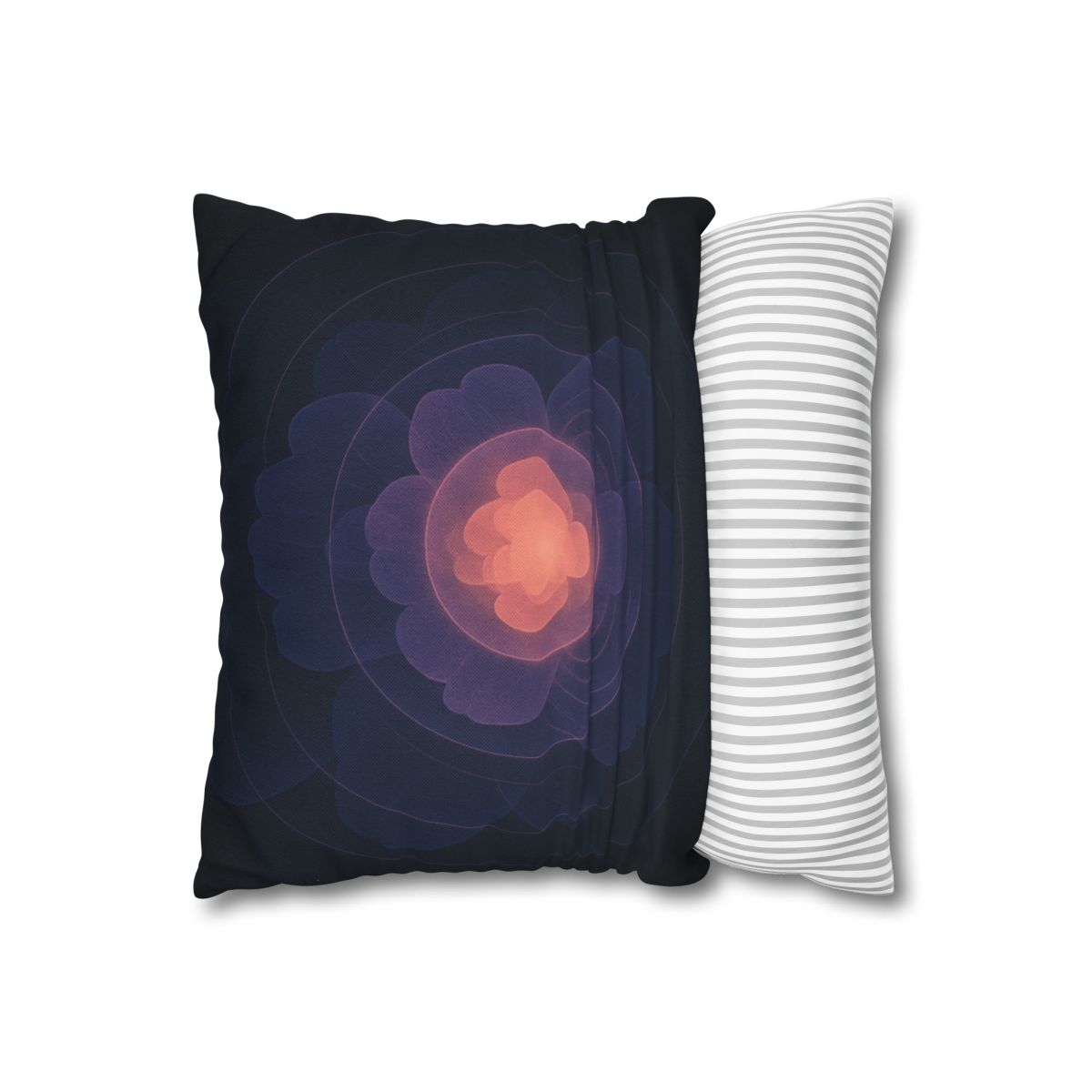 Petal Halo Interference stylish decorative pillowcases