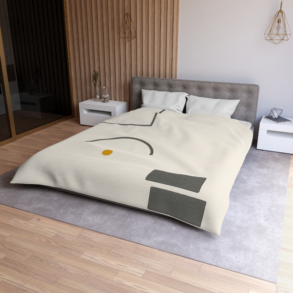 Framed Gap And Resting Arc warm winter duvets