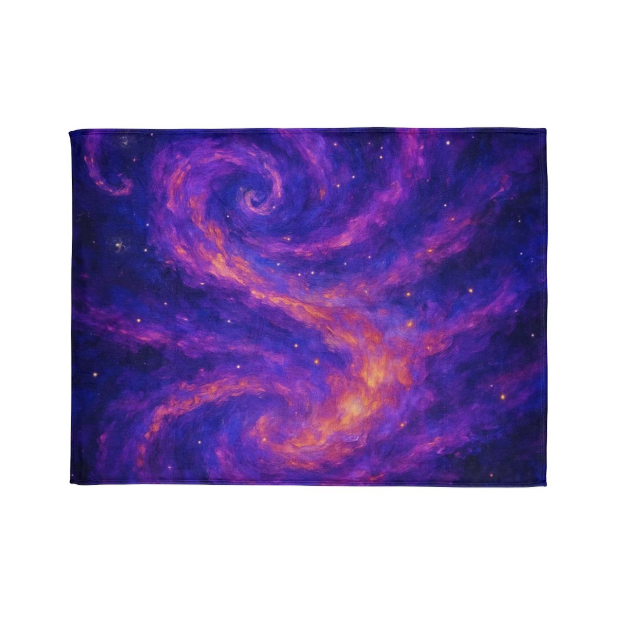 Spectral Nebula Cascade stylish throw blankets