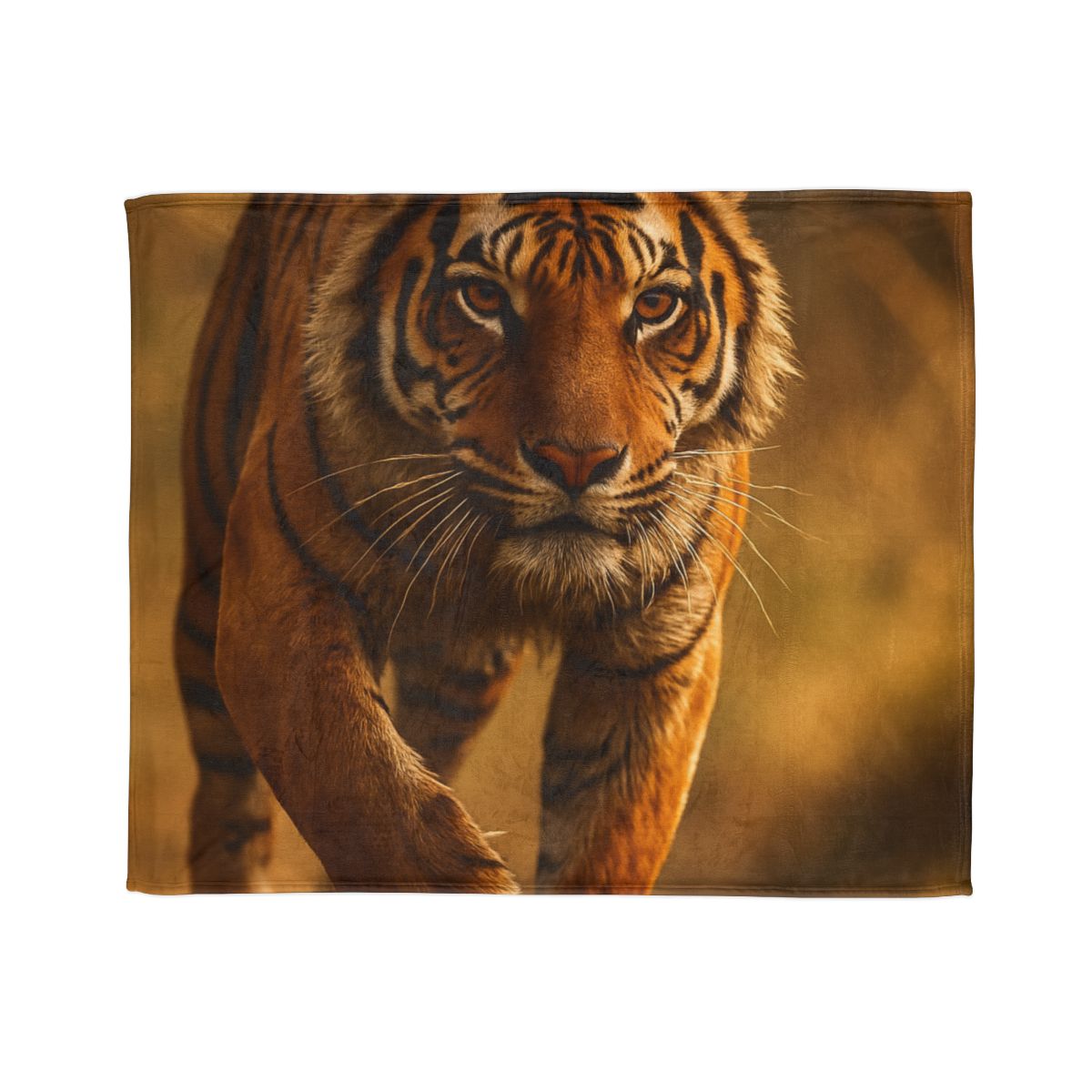Crimson Stride Tiger custom blankets