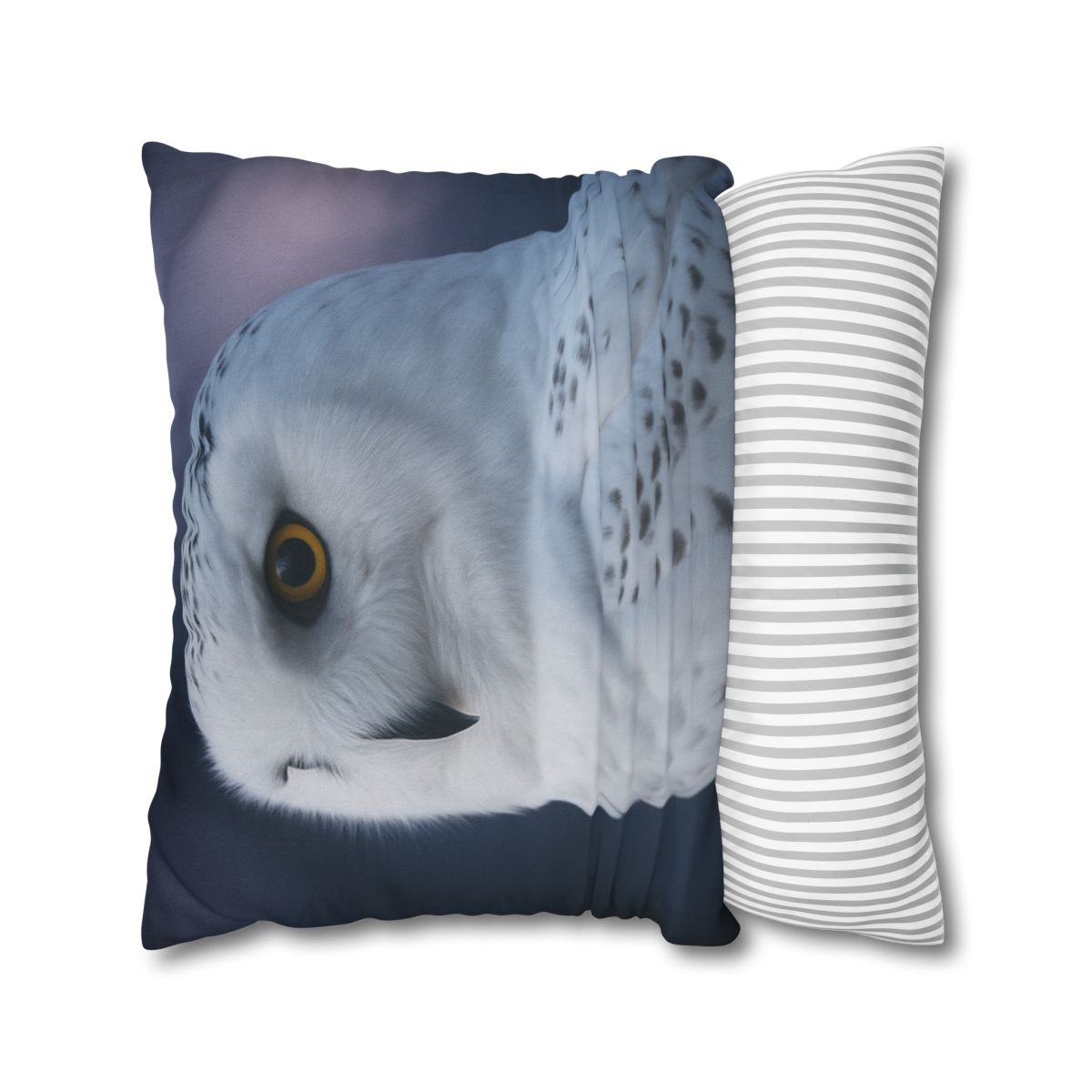 Twilight Watcher Snowy Owl stylish decorative pillowcases