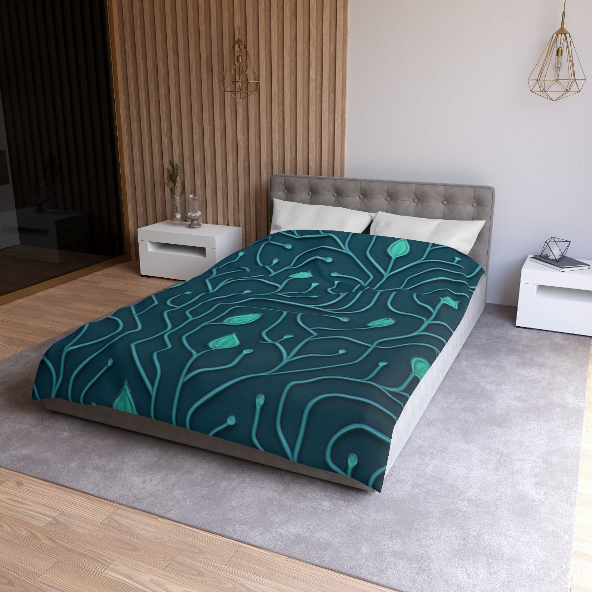 Vine Circuit Lattice personalized bedding duvets