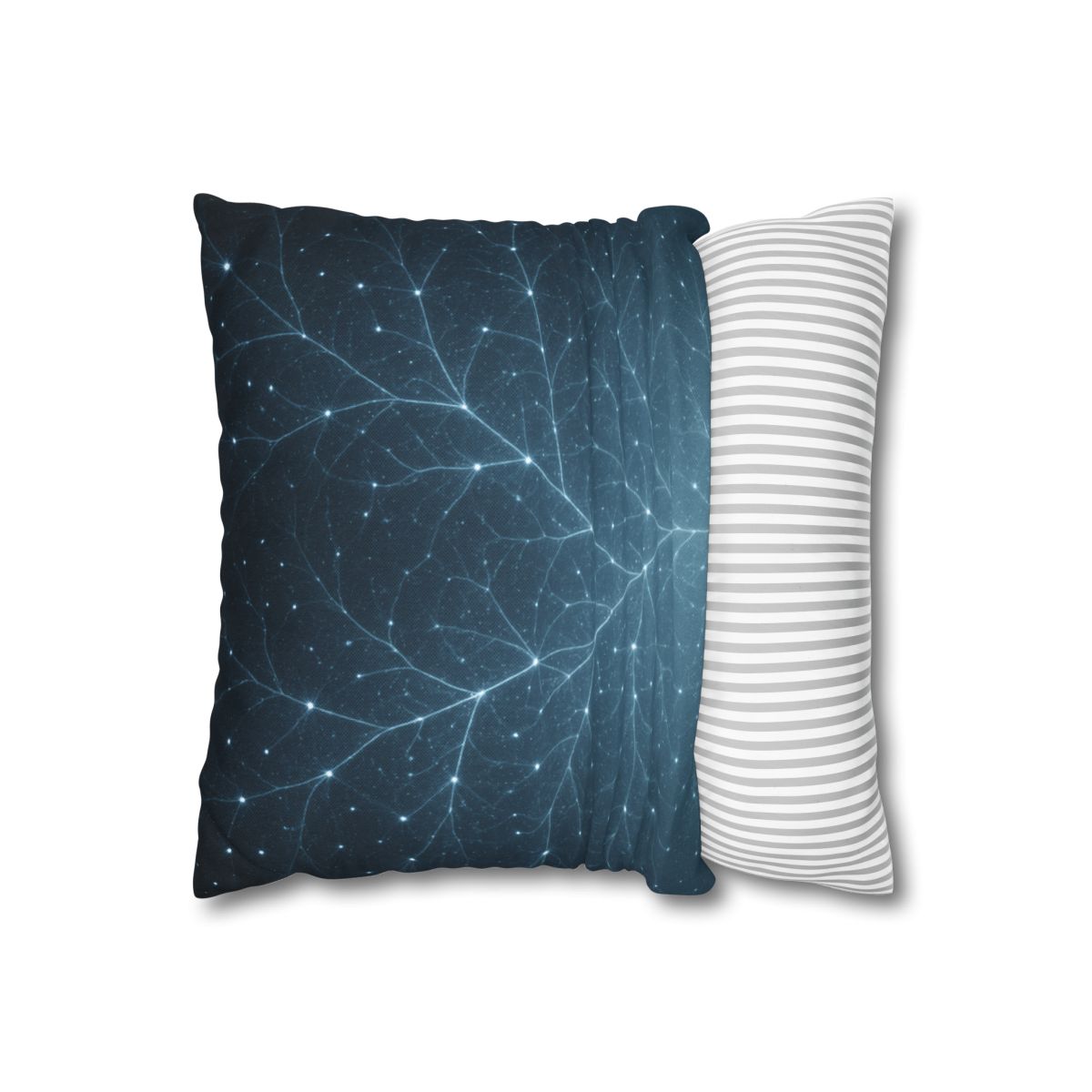Starlit Fractal Canopy soft cotton pillow cases