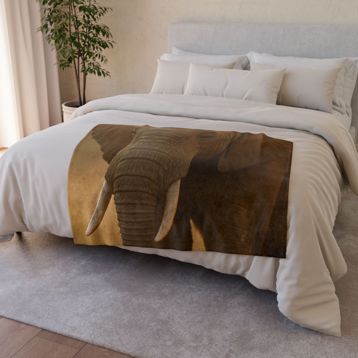 Silent Giant Elephant warm winter blankets