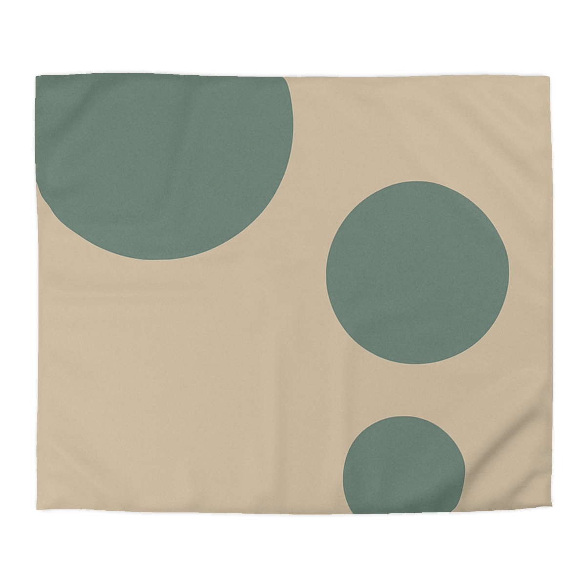 Quiet Triplet Of Offset Circles soft comforter duvets
