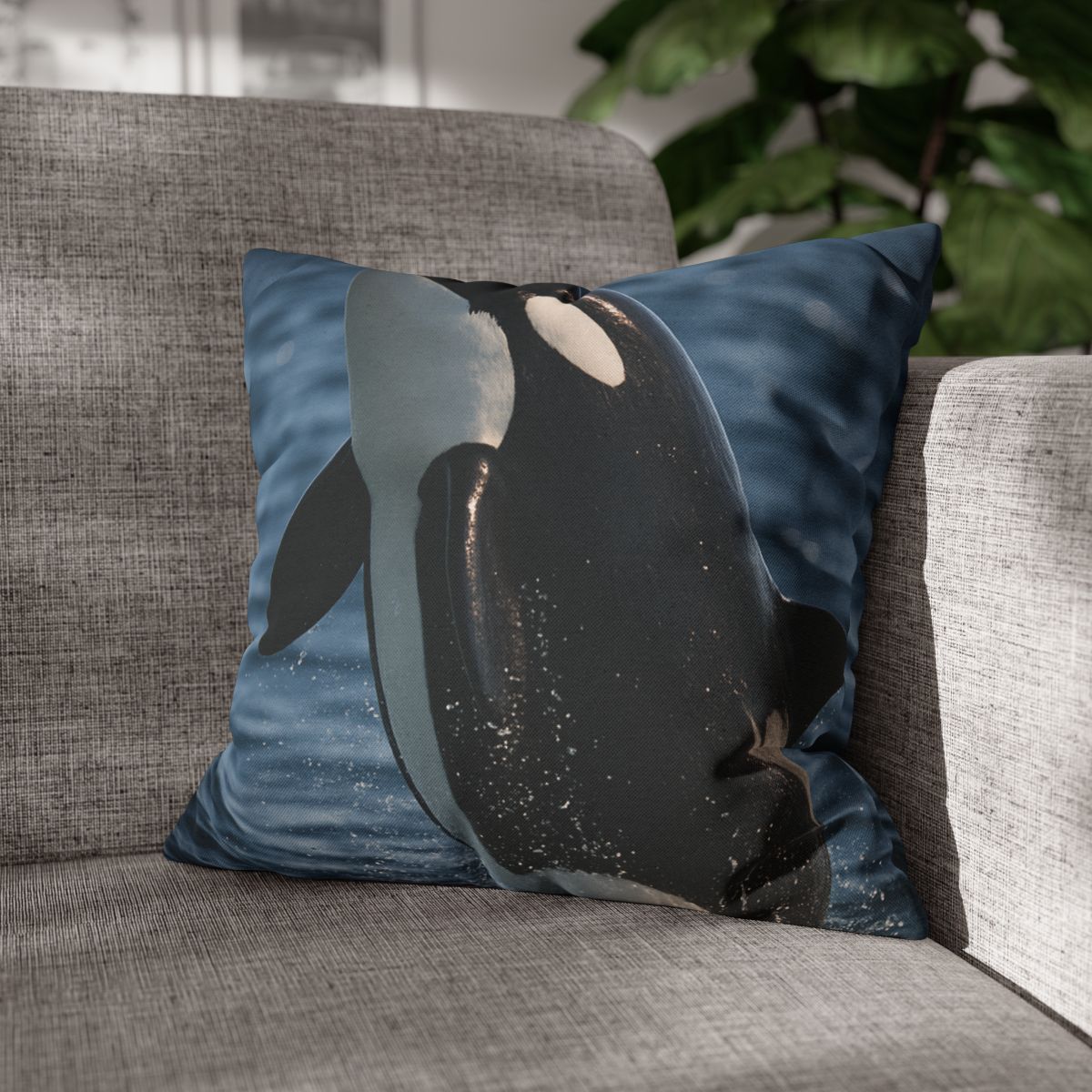 Tidal Monarch Orca soft cotton pillow cases