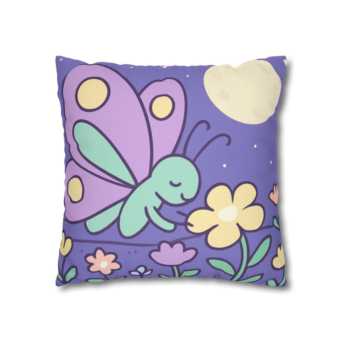 Moon Garden Butterfly designer print pillow cases