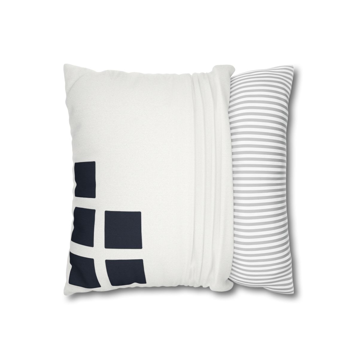 Corner Grid With Missing Star trendy patterned pillow cases