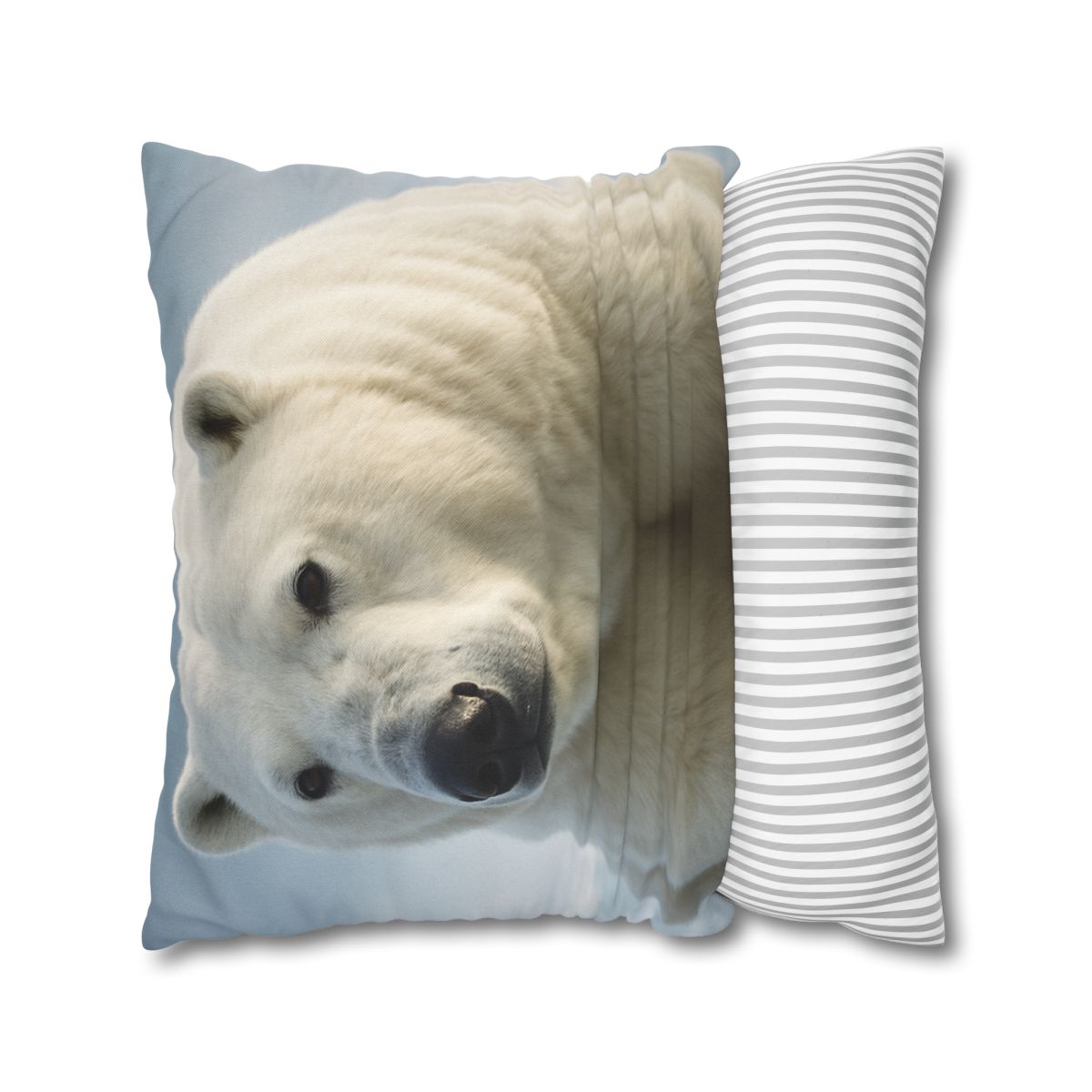 Glacier Sentinel Polar Bear personalized pillow covers