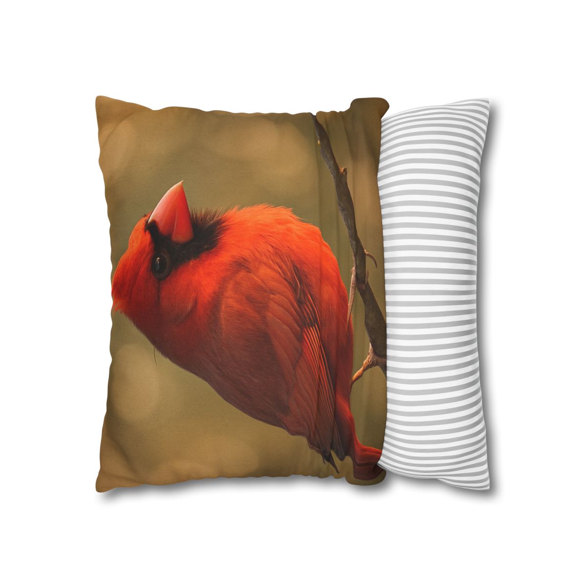 Crimson Pulse Northern Cardinal trendy patterned pillow cases