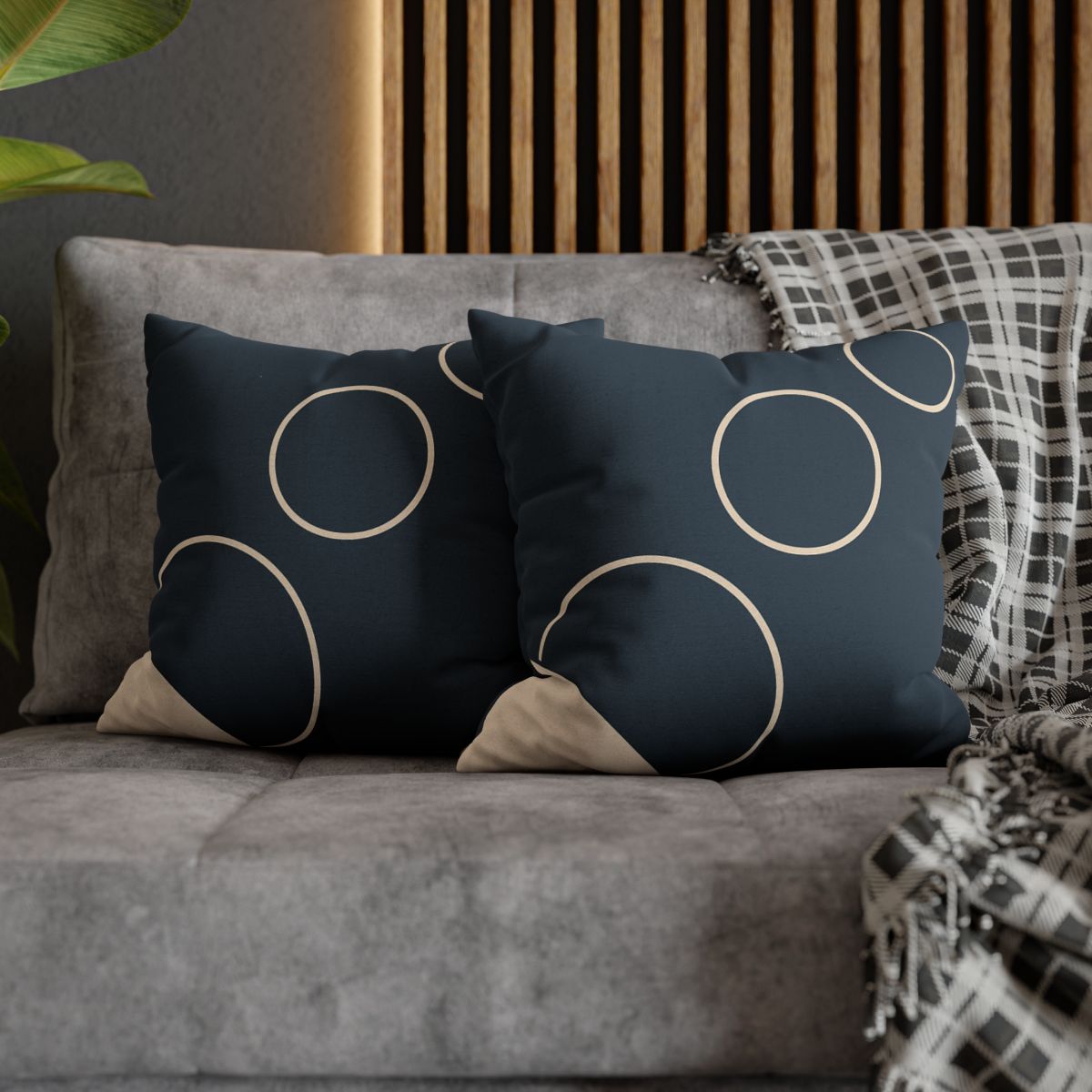 Staggered Arch And Trio soft cotton pillow cases