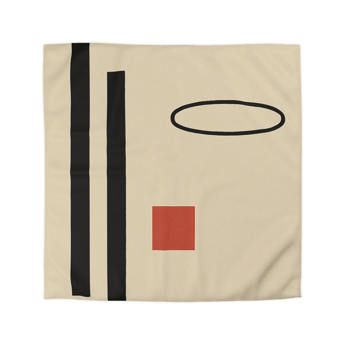 Aligned Posts With Floating Oval stylish duvet covers