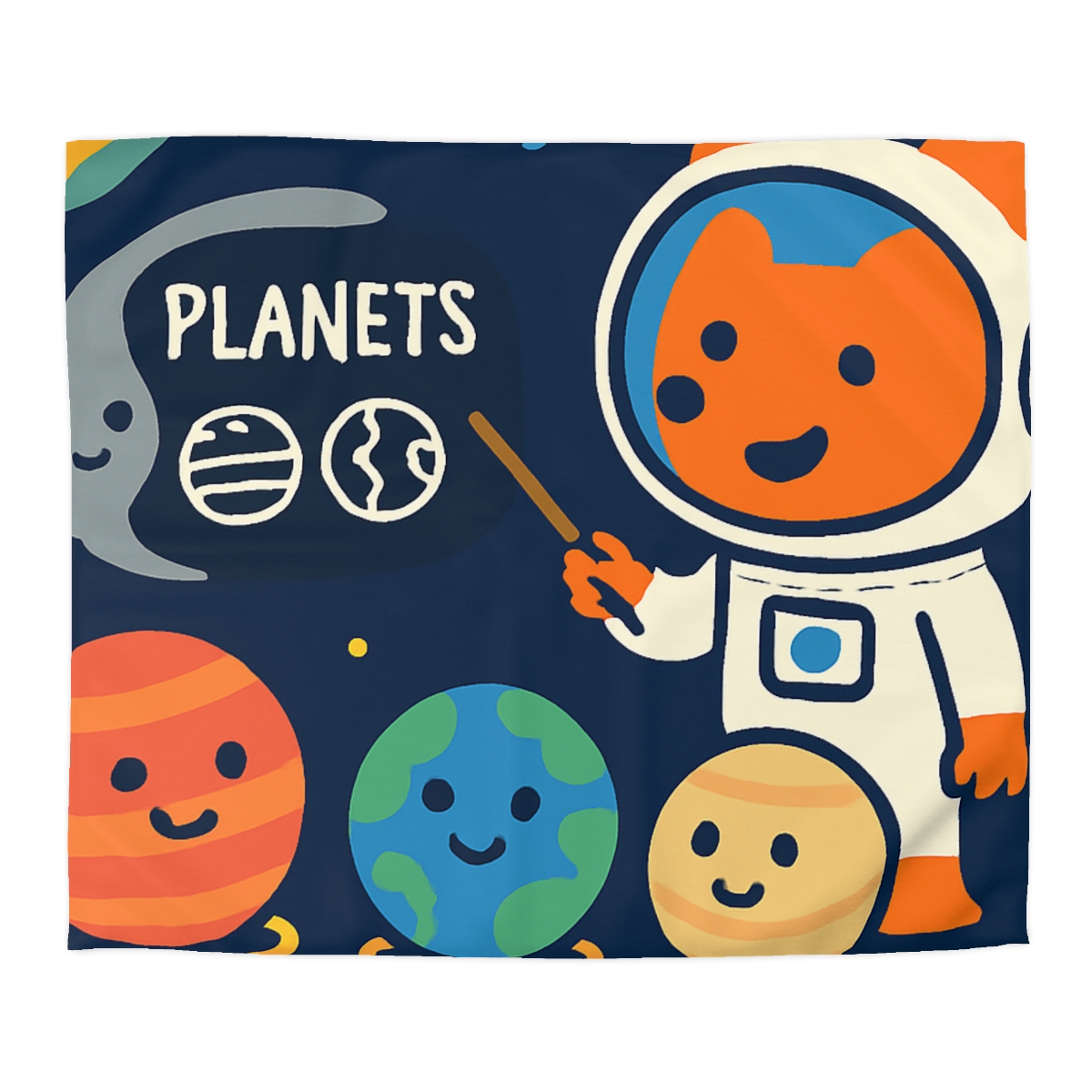 Comet Classroom With Astro Fox stylish duvet covers