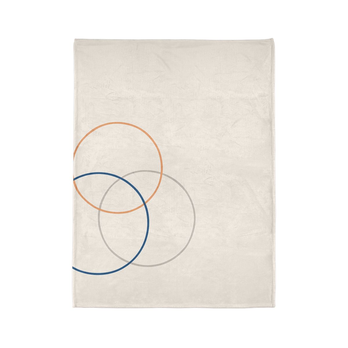 Orbiting Ring Triad trendy patterned blankets